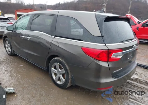 2019 Honda Odyssey Ex-L из США, поврежденный, VIN 5FNRL6H74KB092544